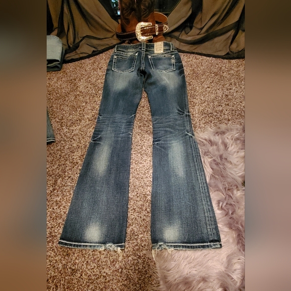 Miss Me Women's Blue Jeans Boot Cut size 26, - Picture 6 of 9